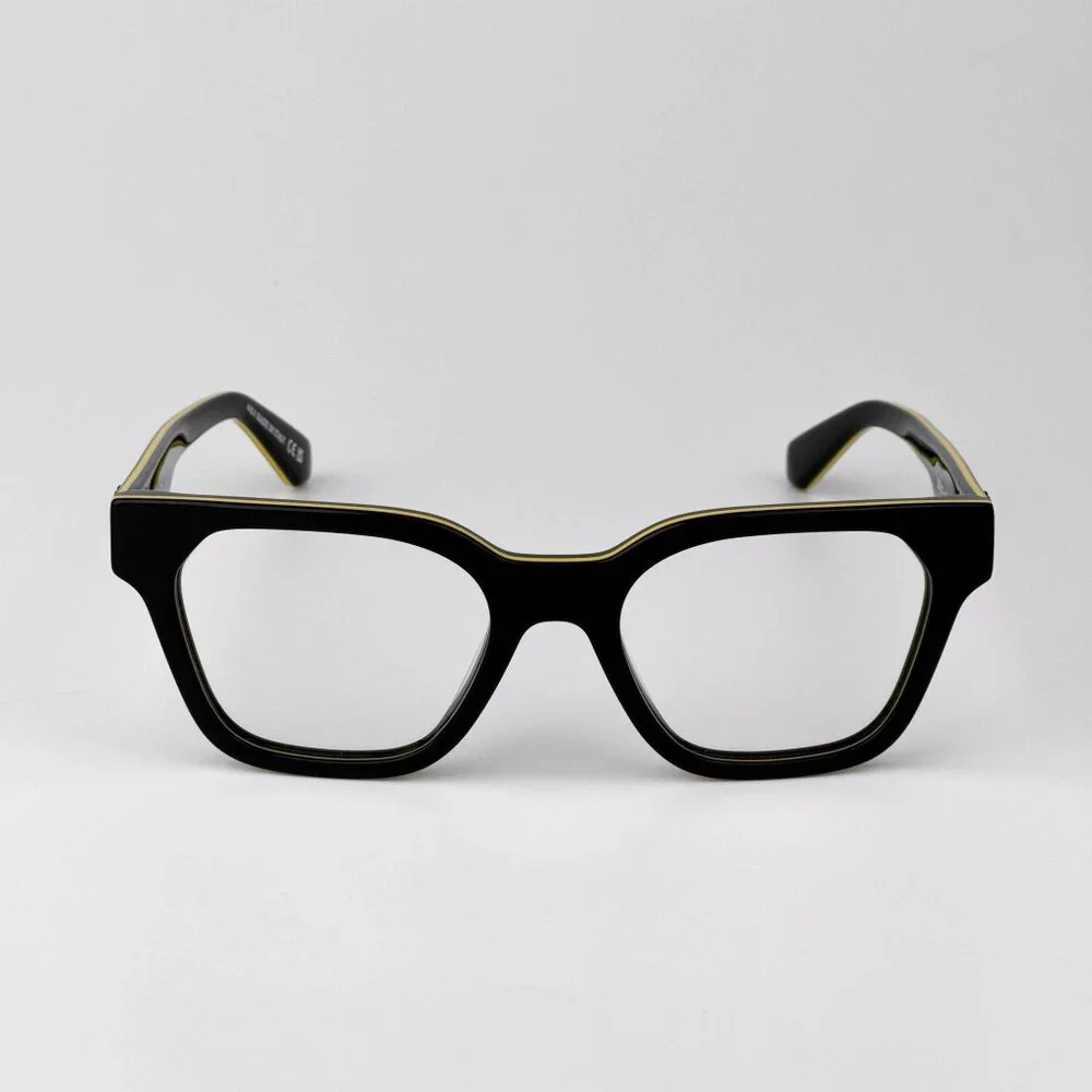 Off-White STYLE 7P Women Eyeglasses Black/Yellow Square | Model OERJ07P 1300
